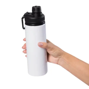Squeeze Garrafa Alunio Branca 750ml